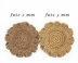 Jute sunflower coasters