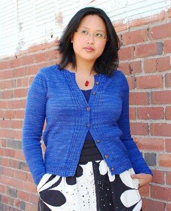 Laura Chau Castlegar Cardigan PDF (Large Sizes)