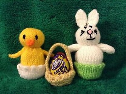 Easter Bunny, Chick and Basket Creme Egg Covers
