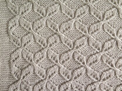 Mariele's Cable Lace Blanket