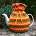 Springtime Flowers 4 Cup Teapot Cosy Knitting Pattern