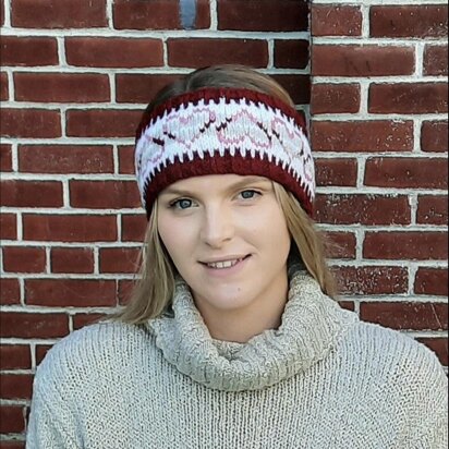 Heart to Heart headband - knitting pattern