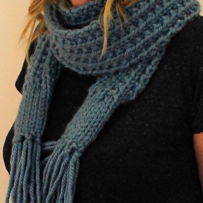 Winter Blues Scarf