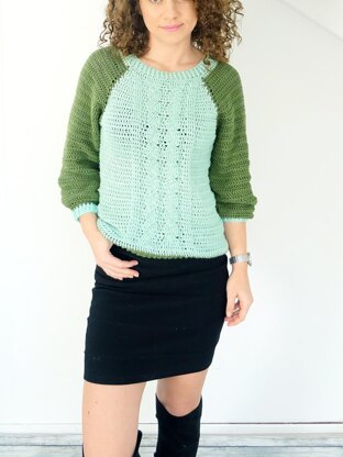 Spring Time Cable Sweater