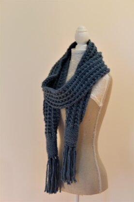 Winter Blues Scarf