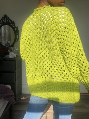 Crochet Hex Cardigan