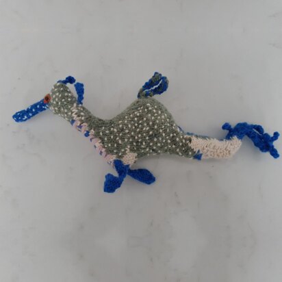 Weedy seadragon - knitting pattern