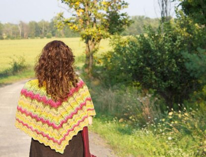 Meander shawl