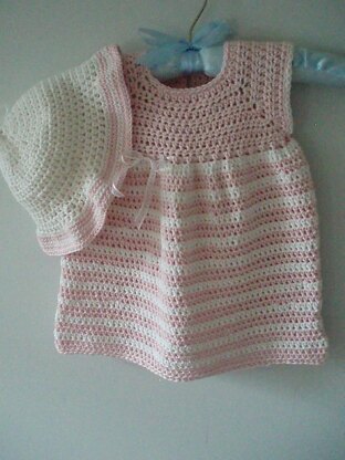 Toddler Summer Dress and Sunhat Crochet pattern by Jenny Peters ...