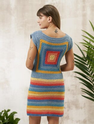 Mirri Crochet Dress and Tank Top by Cassie Ward in West Yorkshire Spinners Elements - DBP0281 - Downloadable PDF