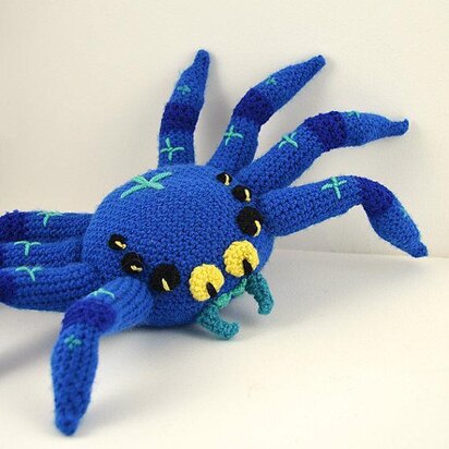 Large Spider Crochet Pattern, Spider Amigurumi