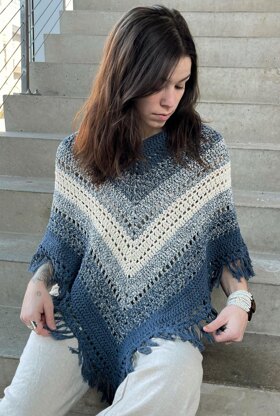 Boho Poncho Crochet Pattern