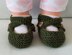 Melinda - 8ply buttoned baby shoes