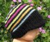 Baby Silk Striped Peak Beanie Cap Hat