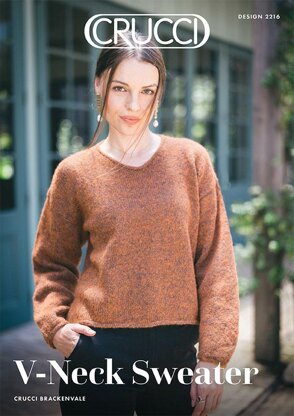 2216 Loose V-Neck Sweater