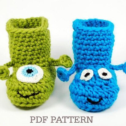 Alien & Monster Baby Boots with Handles