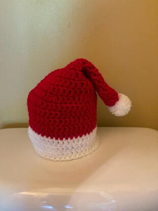 Crochet Santa Hat Toilet Paper Cover