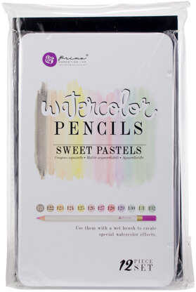 Prima Marketing Watercolor Pencils 12/Pkg - Sweet Pastels