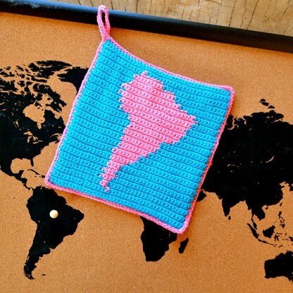 South America Potholder