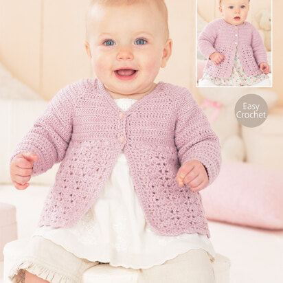 Cardigans in Sirdar Snuggly 4 ply - 1420 - Downloadable PDF