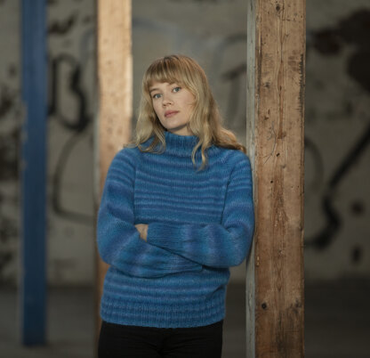 Simone Sweater in Viking of Norway Nordlys and Kid Silk - UK-2205-4 - Downloadable PDF