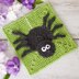 Creepy crawly spider granny square