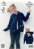 Children in Need Pudsey Bear Jacket and Cardigan Knitted in King Cole Big Value DK - 1003