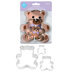 R&M Teddy Bear Cookie Cutters Set of 3