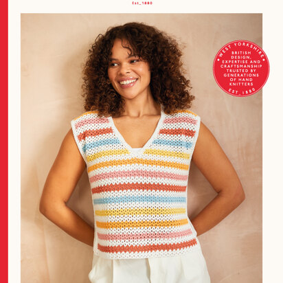 Soft Skyline Top in Sirdar Stories DK - Downloadable PDF