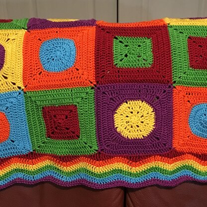 Rico Cotton Bright Baby Blanket