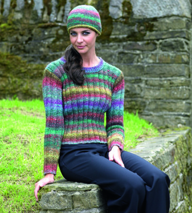 Sweater & Hat in Noro Silk Garden