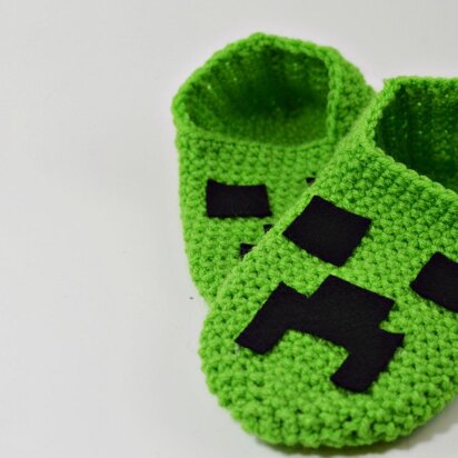 Minecraft Creeper Slippers