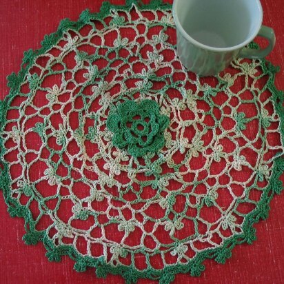 Irish Eyes Doily