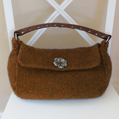 Knit and Felted Purse - Sofia Bag