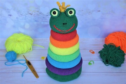 Stacking rings Rainbow Frog