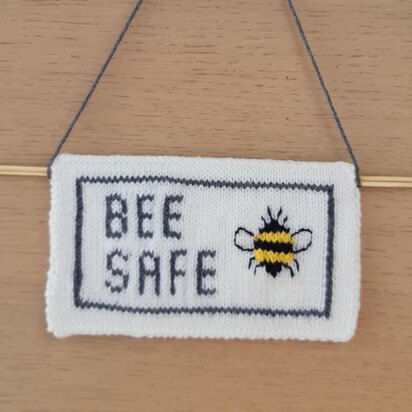 Bee SAFE wall plaque