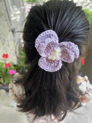 Winged Blossom Crochet Hair Clips Collection