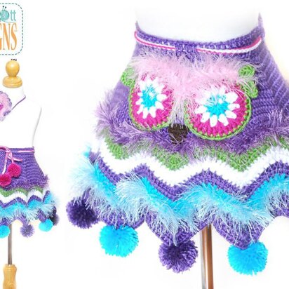 Fiesta Owl Skirt and Headband