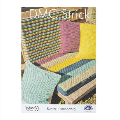 DMC Strickheft Bunter Kissenbezug (15244L/3)
