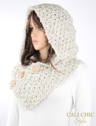 Elena Knit Hooded Cowl #804