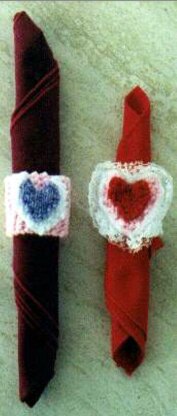 Double Heart Napkin Ring