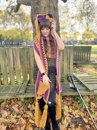 The Hood and Shoulders Pocket Shawl