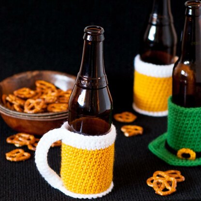 Beer Mug Bottle Cozy Crochet pattern by Alex DellAringa