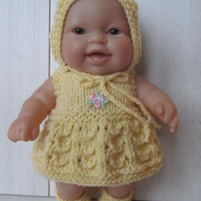 8 inch Berenguer Doll Summer Dress