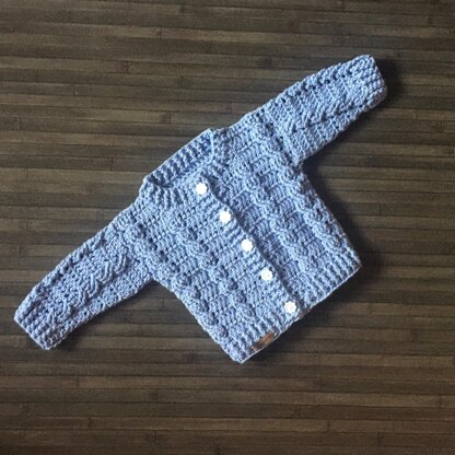 Lola Cabled Baby Cardigan