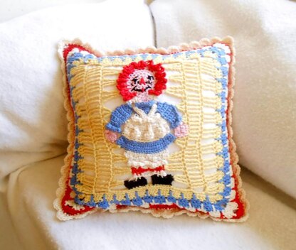 Raggedy Ann and Andy Pillow