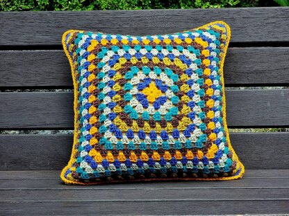 Blue Mood Granny Cushion