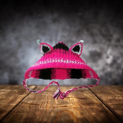 Crochet Pussy Cat Hat