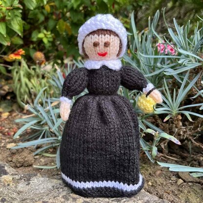 Florence Nightingale Doll Knitting Pattern - Toy Knitting Pattern