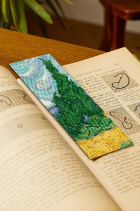 DMC The National Gallery - A Wheatfield Bookmark   - 5cm x 16.5cm 